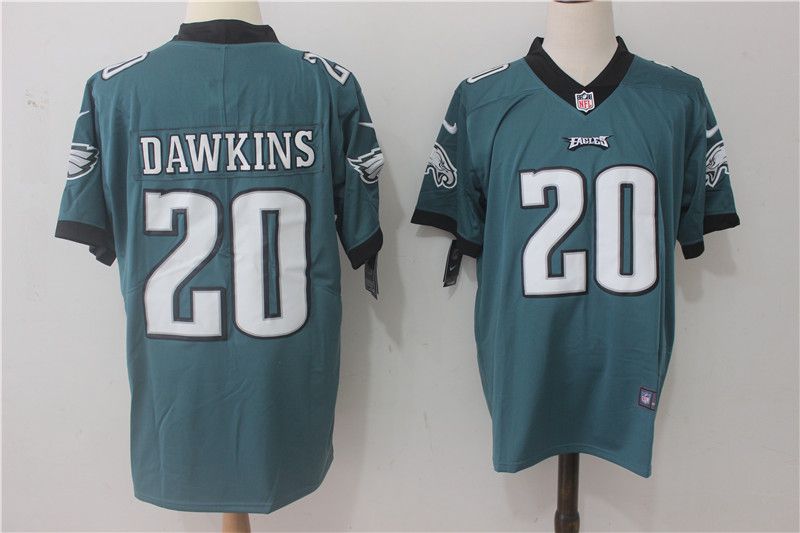 Men Philadelphia Eagles #20 Dawkins Green Nike Vapor Untouchable Limited NFL Jerseys->->NFL Jersey